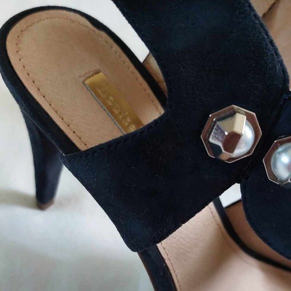 Louise Et Cie Womens Jara Embellished Strappy Dress Heels - Picture 7 of 10